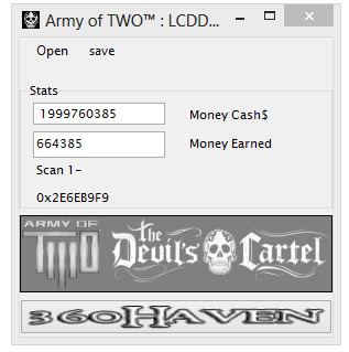 army of two devil cartel save game editor xbox360